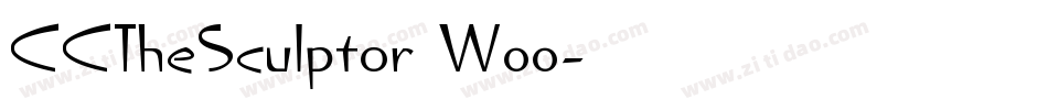 CCTheSculptor W00字体转换